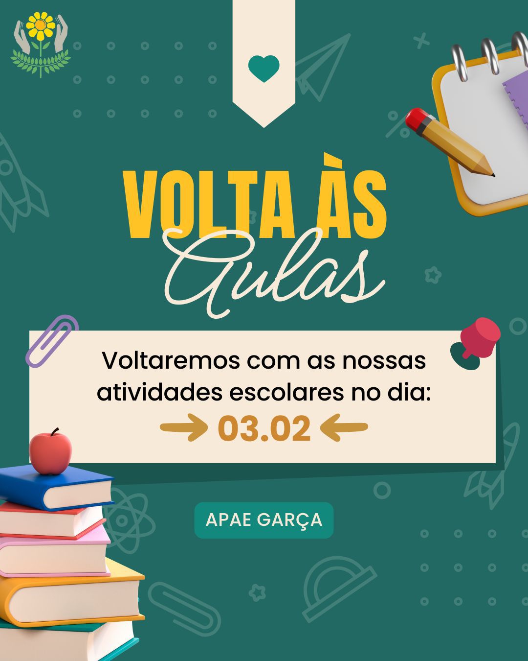 VOLTA AS AULAS
